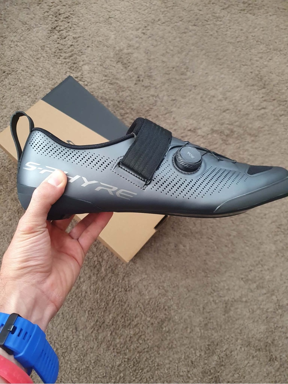 Shimano Men’s S-Phyre Cycling Shoe - Dark Gray